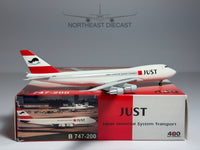 JUST Boeing 747-200F 1:400 Big Bird JA8160 (BB4-2004-08)