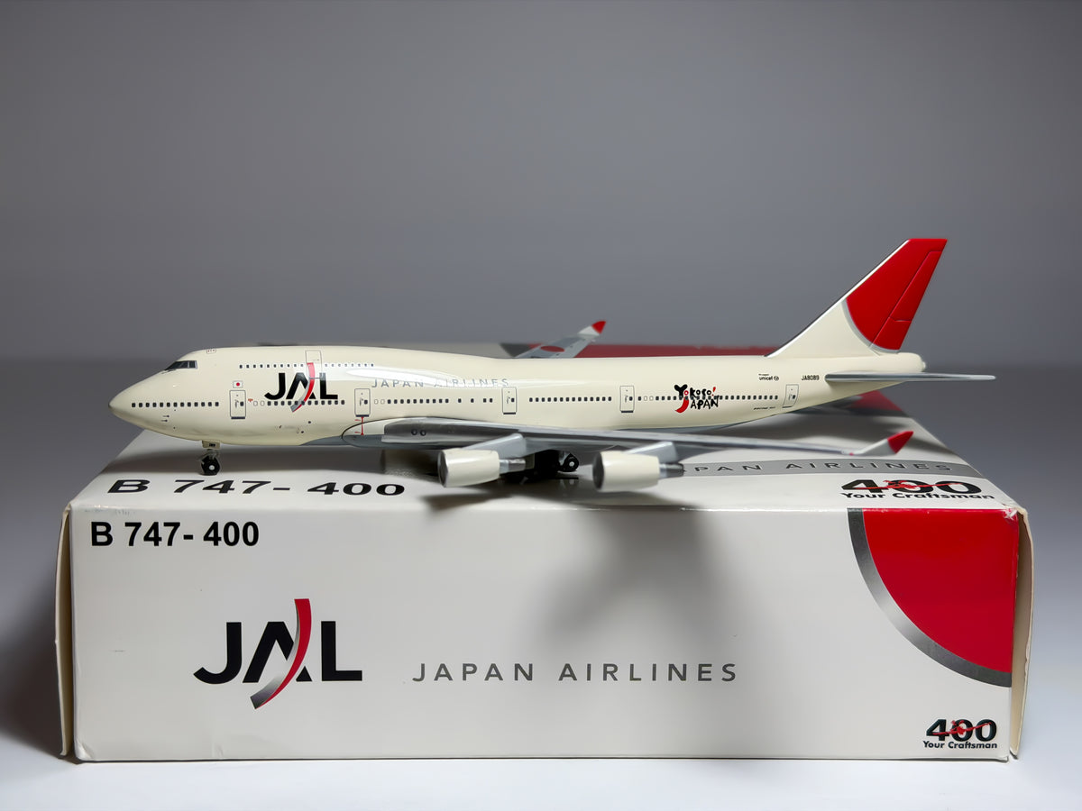 Japan Airlines (JAL) Boeing 747-400 1:400 Big Bird JA8089 (BB4-2004-26B)