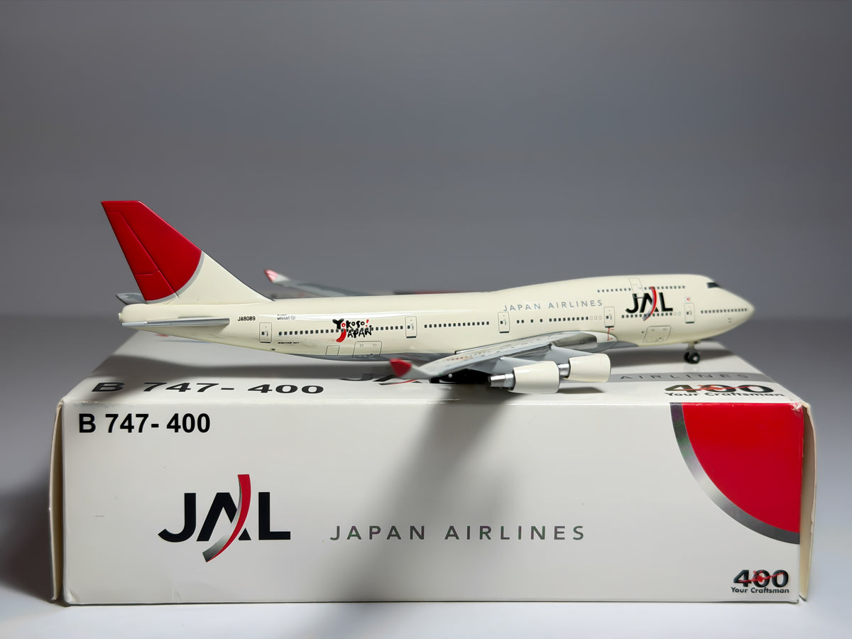 Japan Airlines (JAL) Boeing 747-400 1:400 Big Bird JA8089 (BB4-2004-26B)