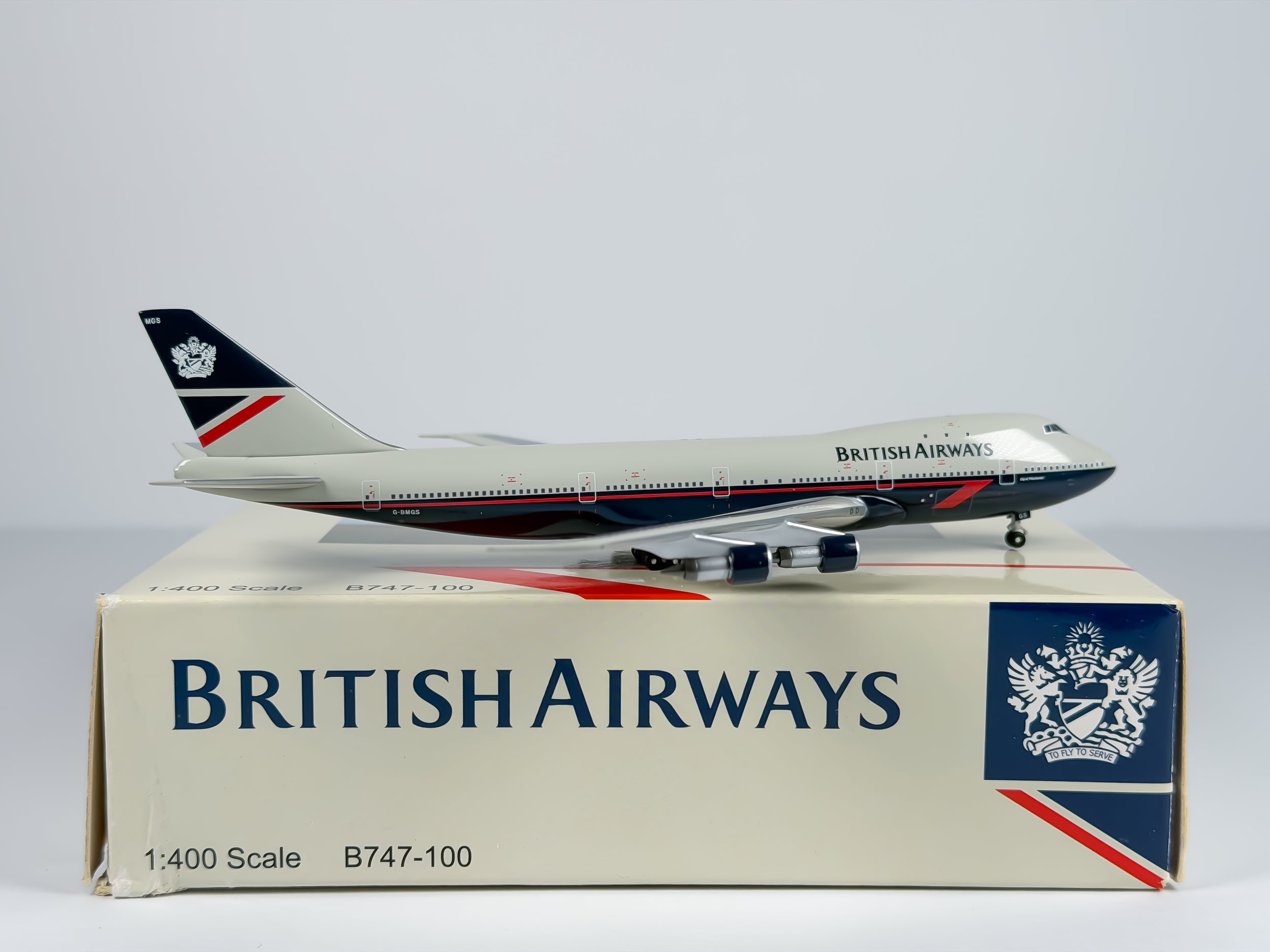 British Airways Boeing 747-100 1:400 Aeroclassics G-BMGS (BB4-2004-59)