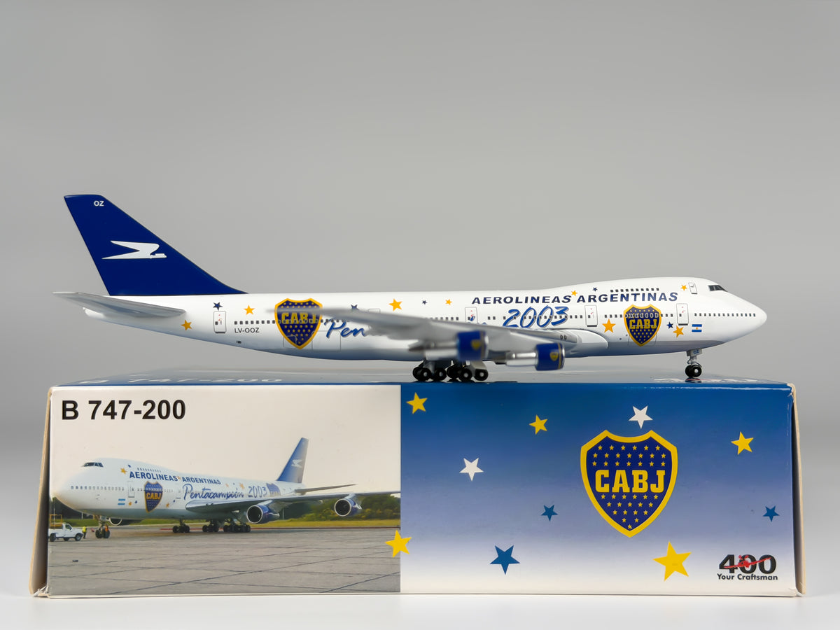 Aerolineas Argentinas Boeing 747-200 1:400 Big Bird LV-OOZ (BB4-2004-02)