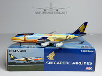 Singapore Airlines Boeing 747-400 1:400 Big Bird 9V-SPK (BB4-2015-01)