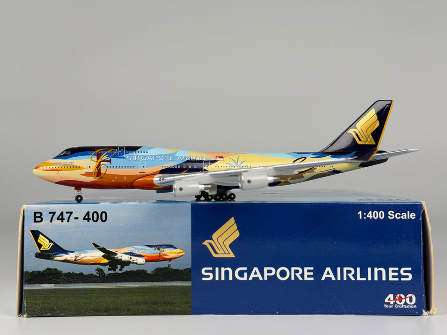 Singapore Airlines Boeing 747-400 1:400 Big Bird 9V-SPK (BB4-2015-01)