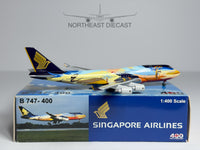 Singapore Airlines Boeing 747-400 1:400 Big Bird 9V-SPK (BB4-2015-01)