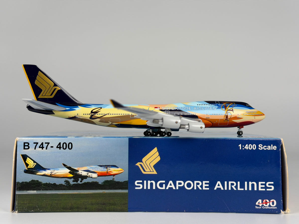 Singapore Airlines Boeing 747-400 1:400 Big Bird 9V-SPK (BB4-2015-01)