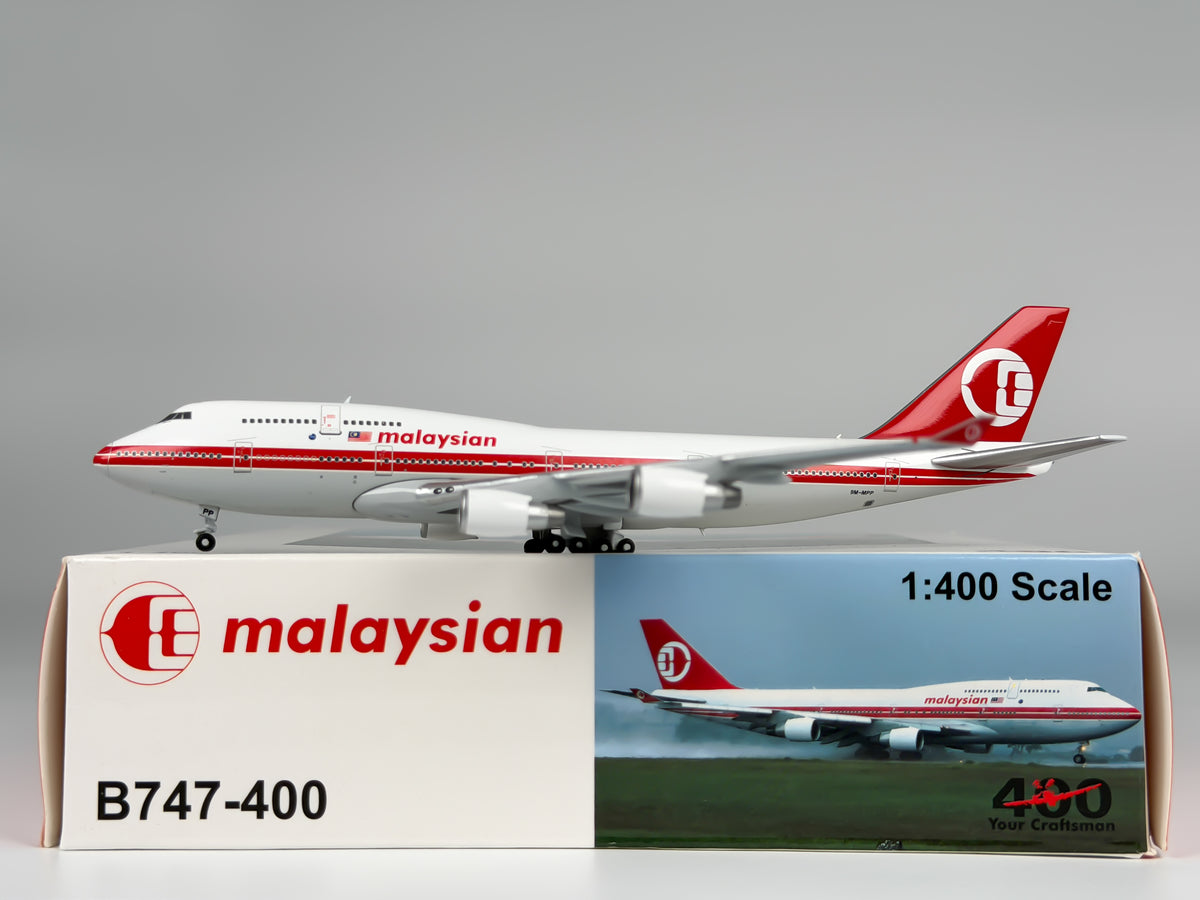 Malaysia Airlines Boeing 747-400 1:400 Aeroclassics 9M-MPP (BB4-2016-002)