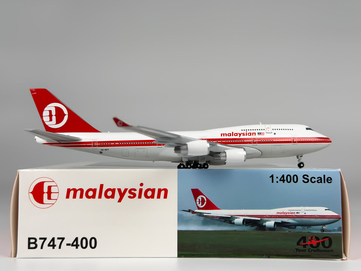 Malaysia Airlines Boeing 747-400 1:400 Aeroclassics 9M-MPP (BB4-2016-002)