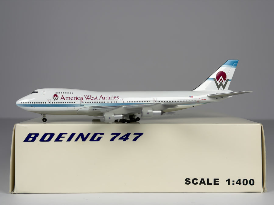 America West Boeing 747-200 1:400 Big Bird N533AW (BB4-742-N533AW)