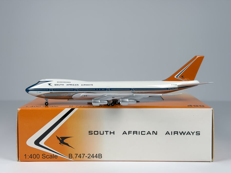 South African Airways Boeing 747-200 1:400 Aeroclassics ZS-SAN (BB4-ZS-SAN)