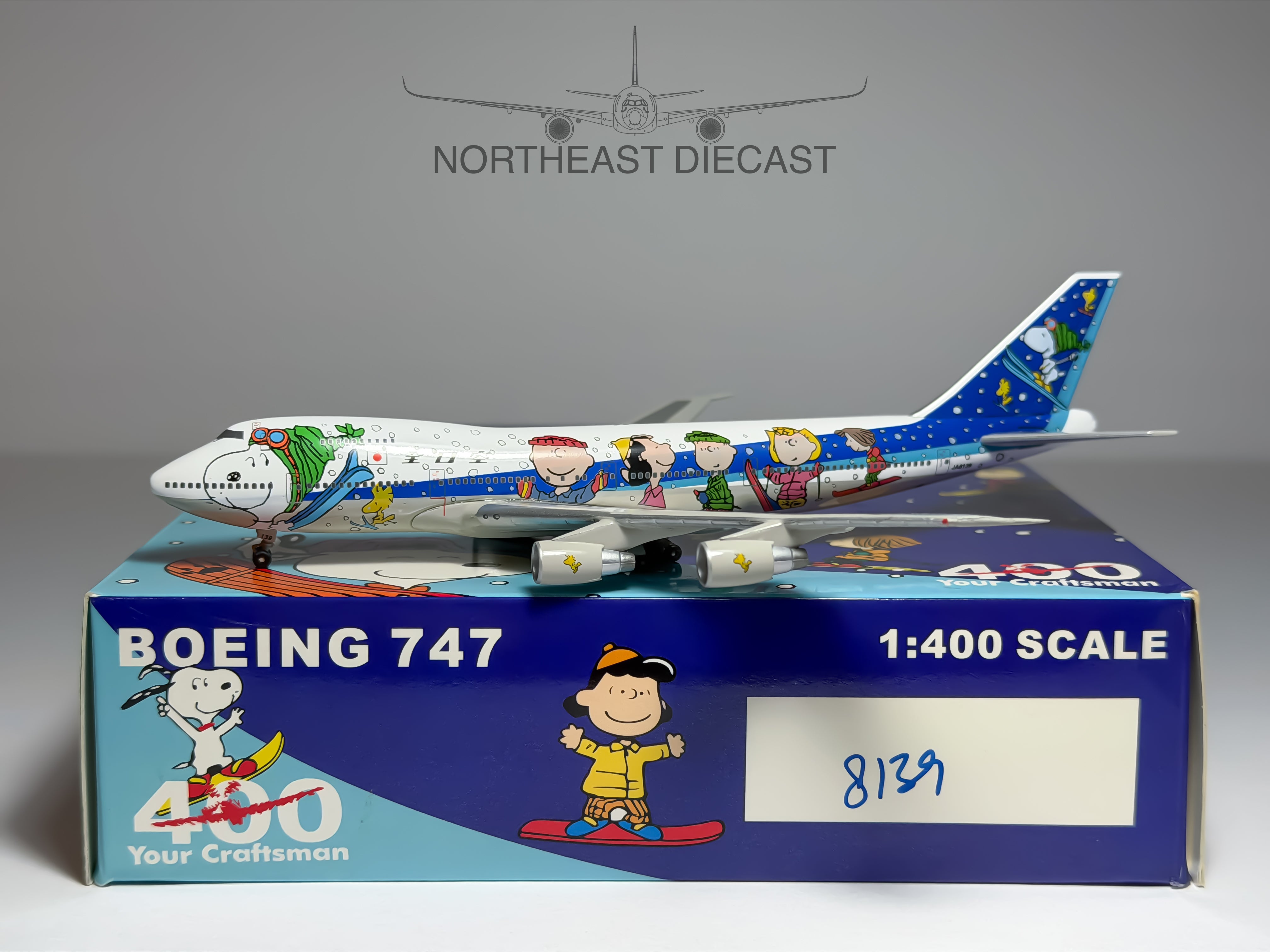 ANA All Nippon Airways Boeing 747-200SR 1:400 Big Bird JA8139 (BB4JA8139)