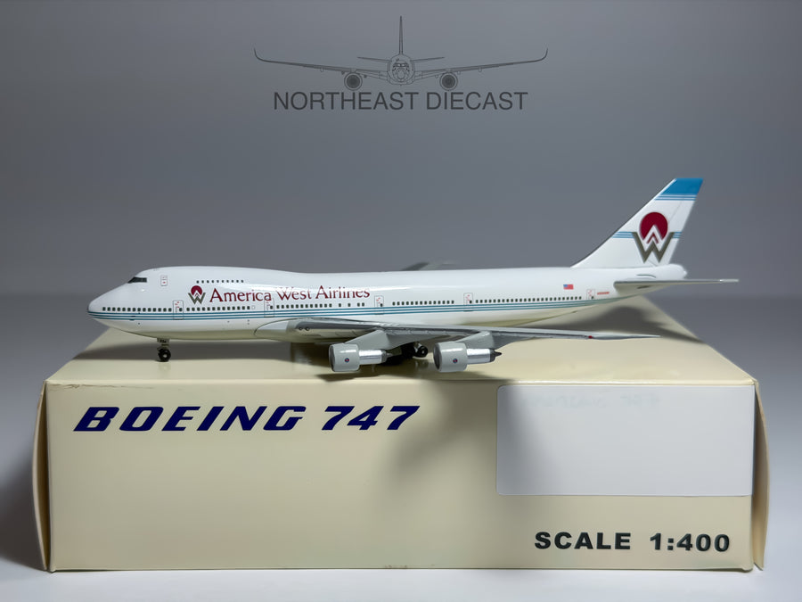 America West Airlines Boeing 747-200 1:400 Big Bird N534AW (BB4N534AW)