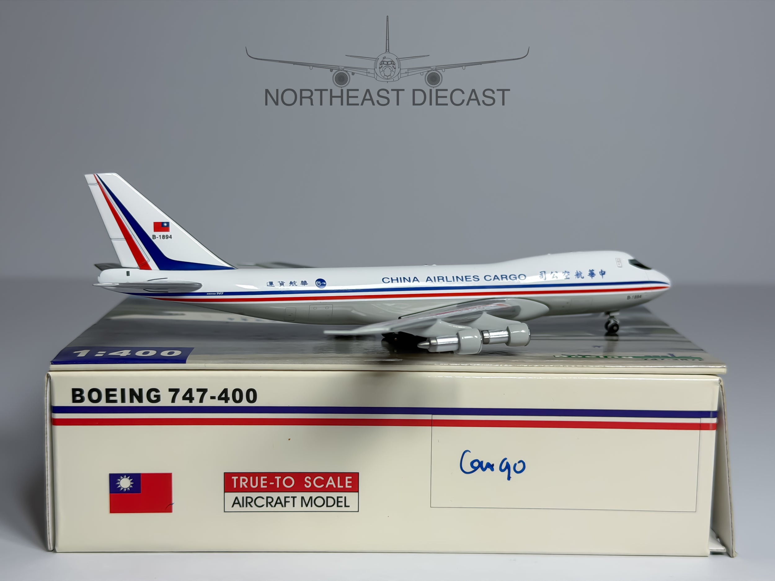 China Airlines Cargo Boeing 747-200F 1:400 Big Bird B-1894 (BBB1894)