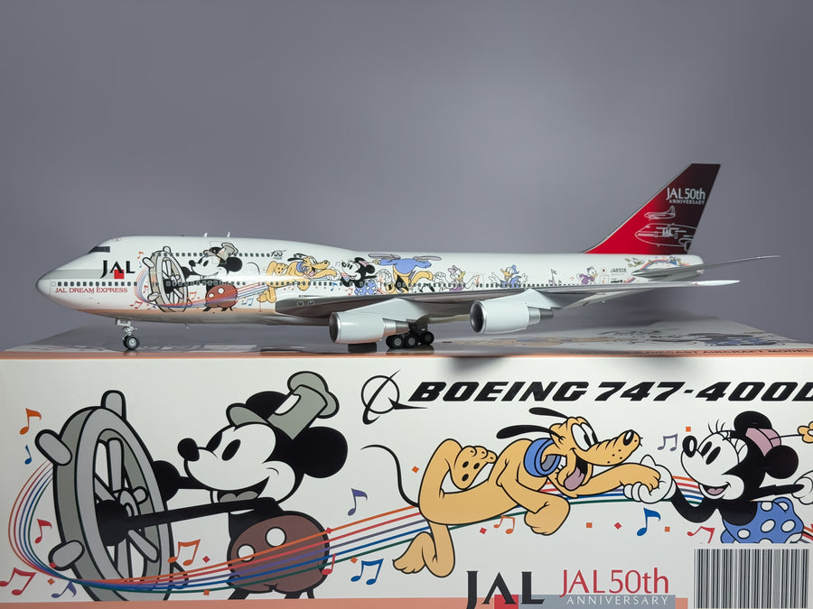 Japan Airlines (JAL) Boeing 747-400 1:200 Inflight200 JA8908 (BBOX2534)