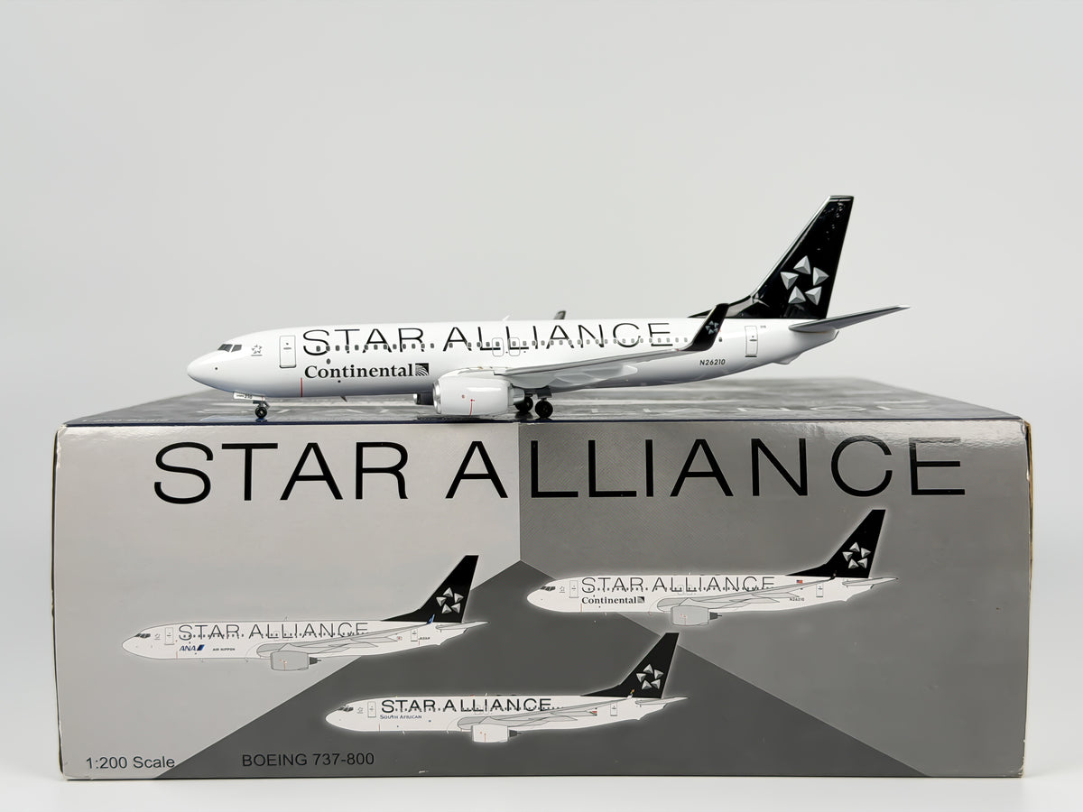 Continental Airlines Boeing 737-800 1:200 InFlight200 N26210 (BBOXSTAR01)