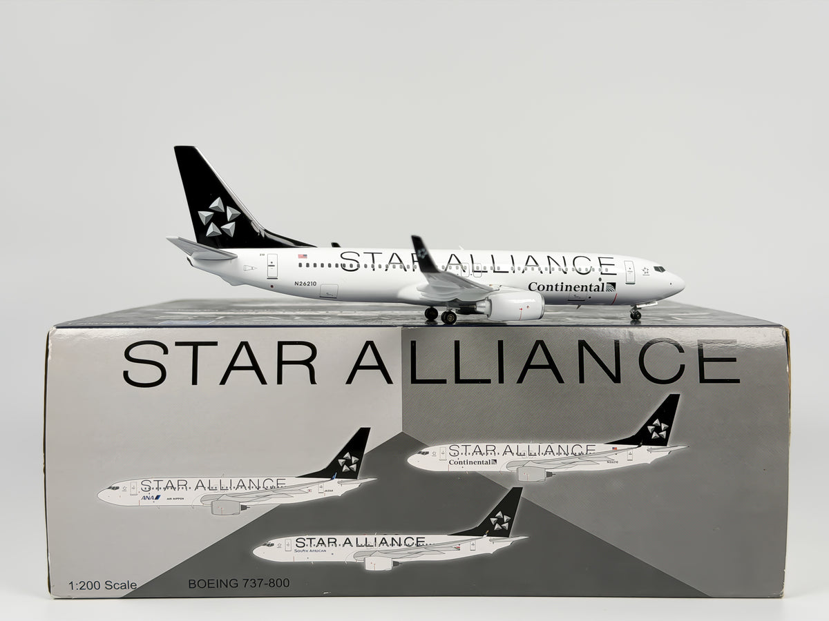 Continental Airlines Boeing 737-800 1:200 InFlight200 N26210 (BBOXSTAR01)