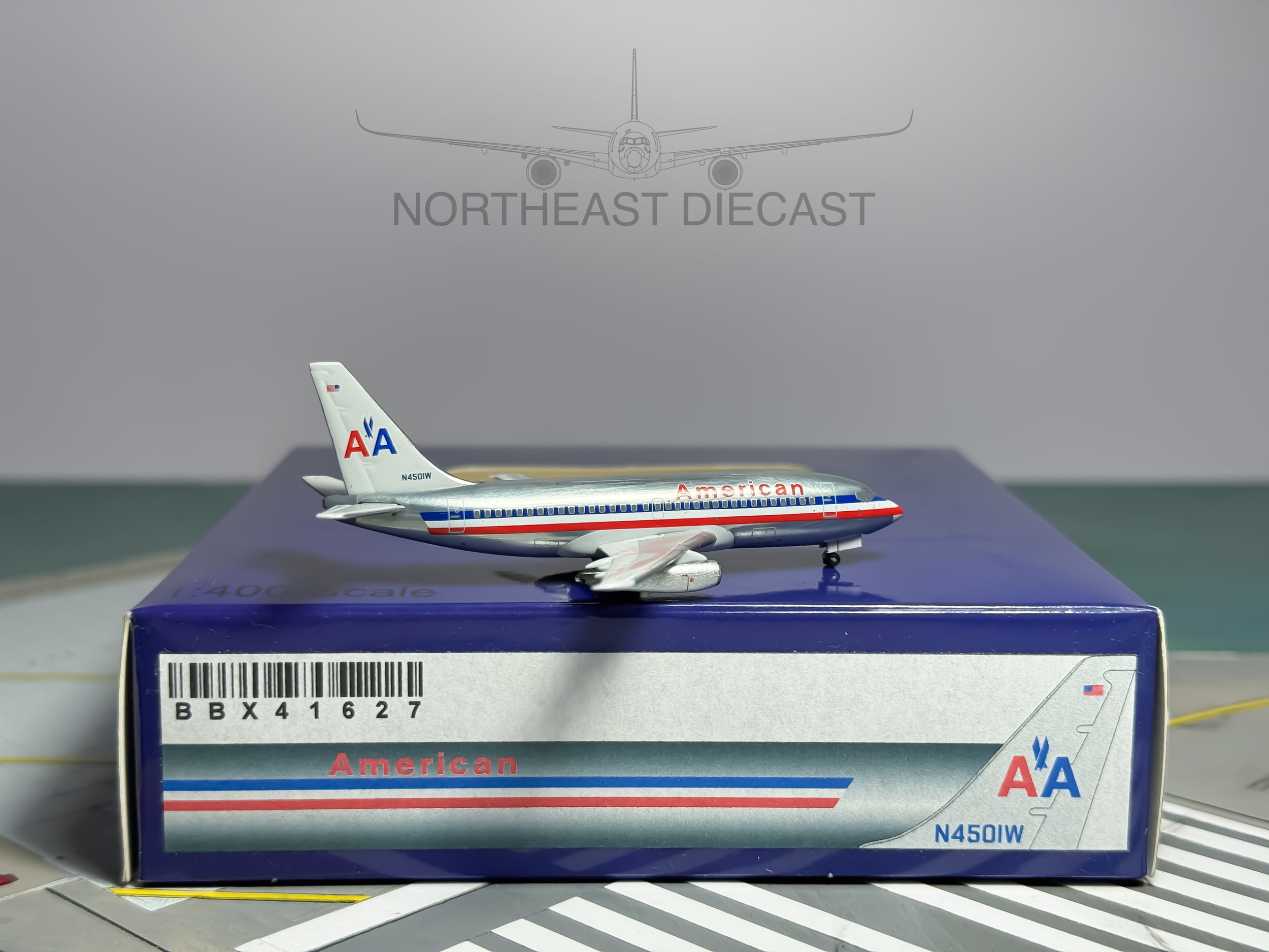 American Airlines Boeing 737-200 1:400 Aeroclassics N4501W (BBX41627)