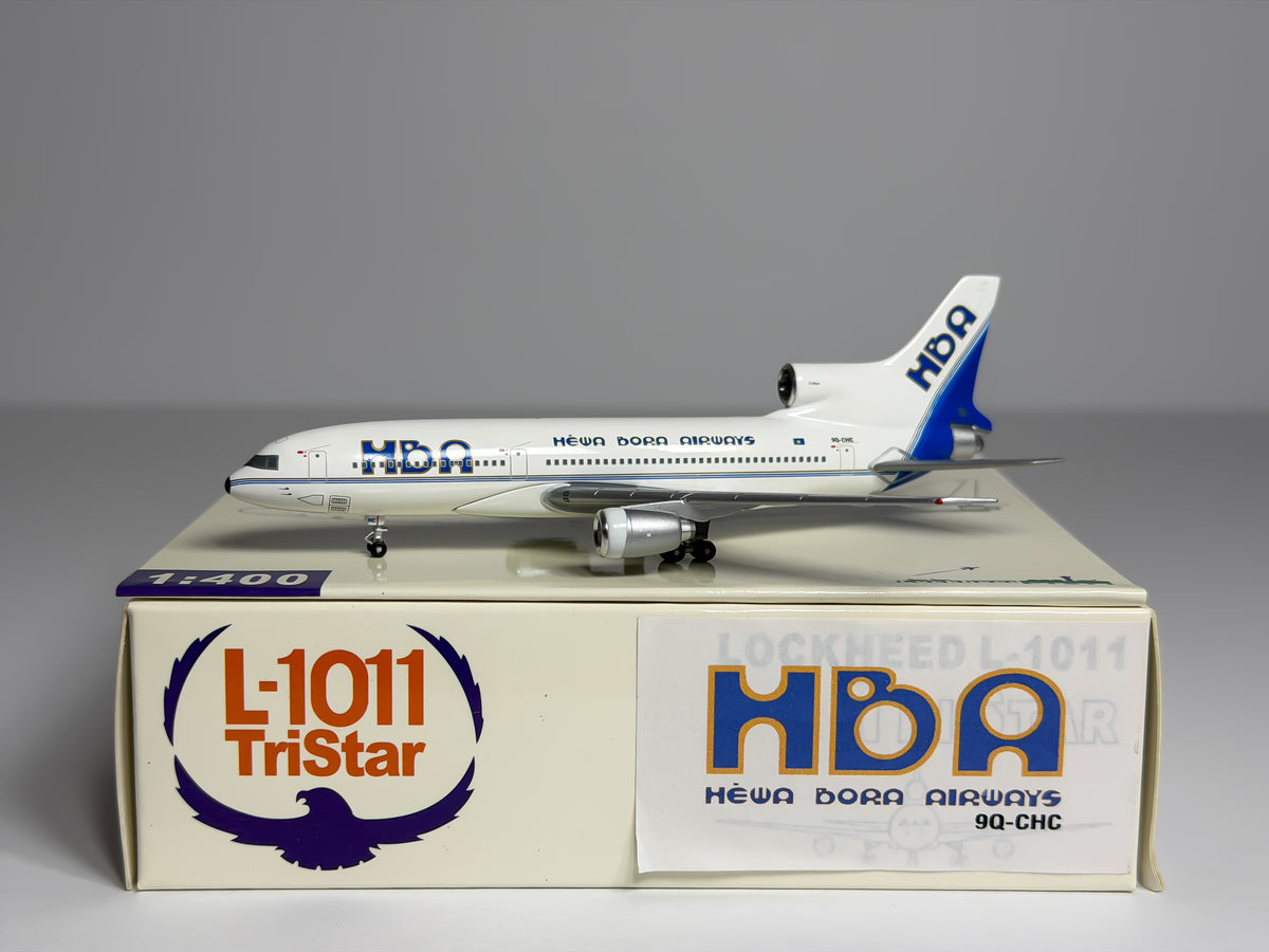 Hewa Bora Airways (HBA) Lockheed L-1011-500 1:400 Blue Box 9Q-CHC (BBX9QCHC)