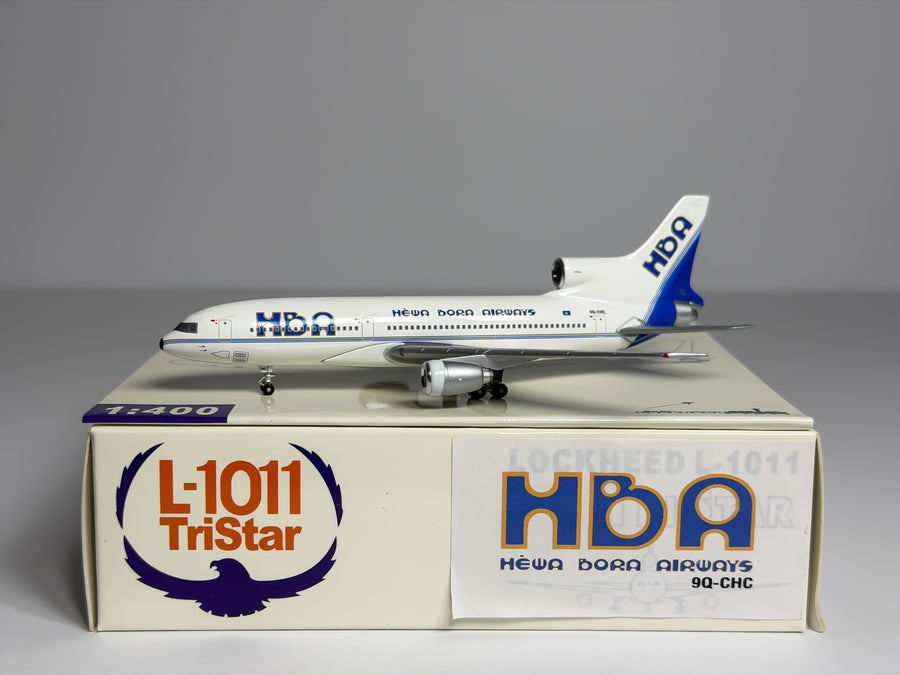 Hewa Bora Airways (HBA) Lockheed L-1011-500 1:400 Blue Box 9Q-CHC (BBX9QCHC)