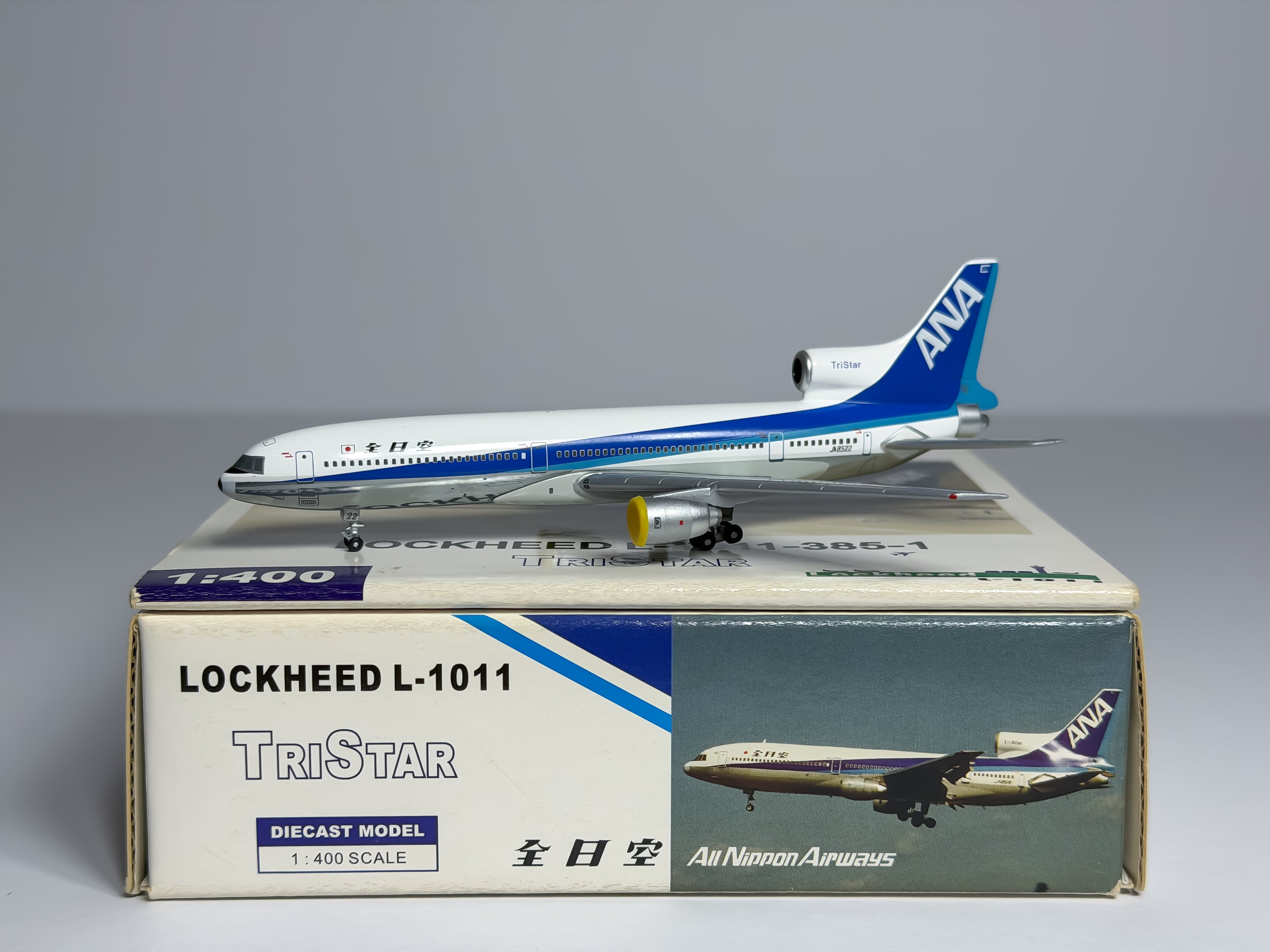 ANA All Nippon Airways Lockheed L-1011 1:400 Blue Box JA8522 (BBXJA8522)
