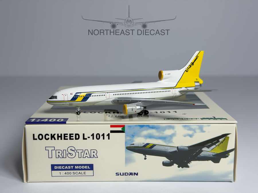 Sudan Airways Lockheed L-1011-500 1:400 Blue Box JY-AGH (BBXJYAGH)