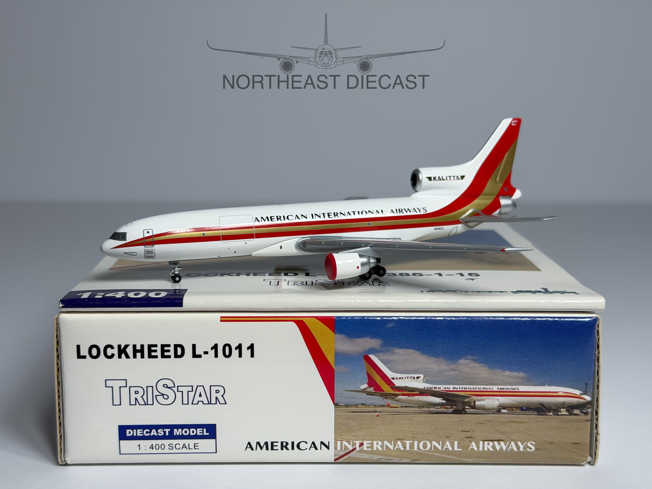 Kalitta Air Lockheed L-1011 1:400 Blue Box N108CK (BBXN108CK)