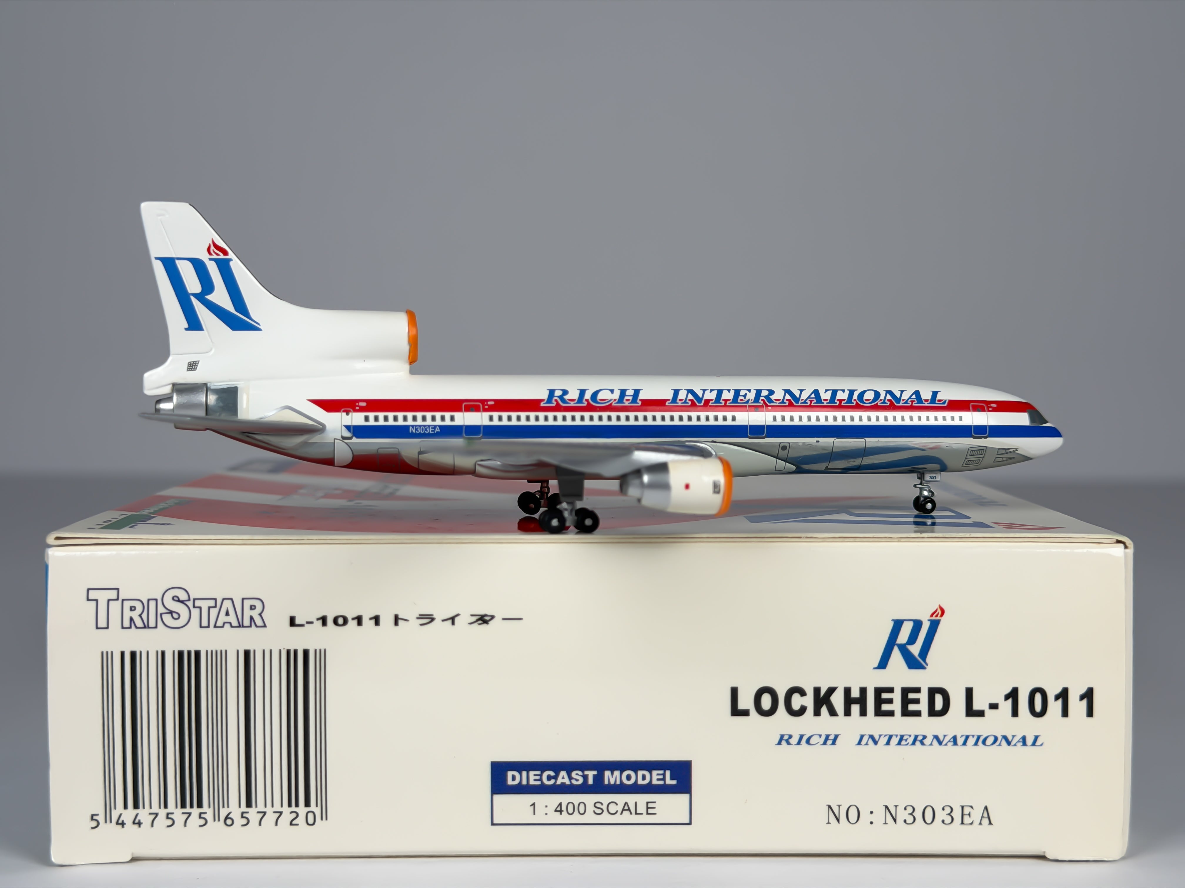 Rich International Lockheed L-1011 1:400 Blue Box N303EA (BBXN303EA)
