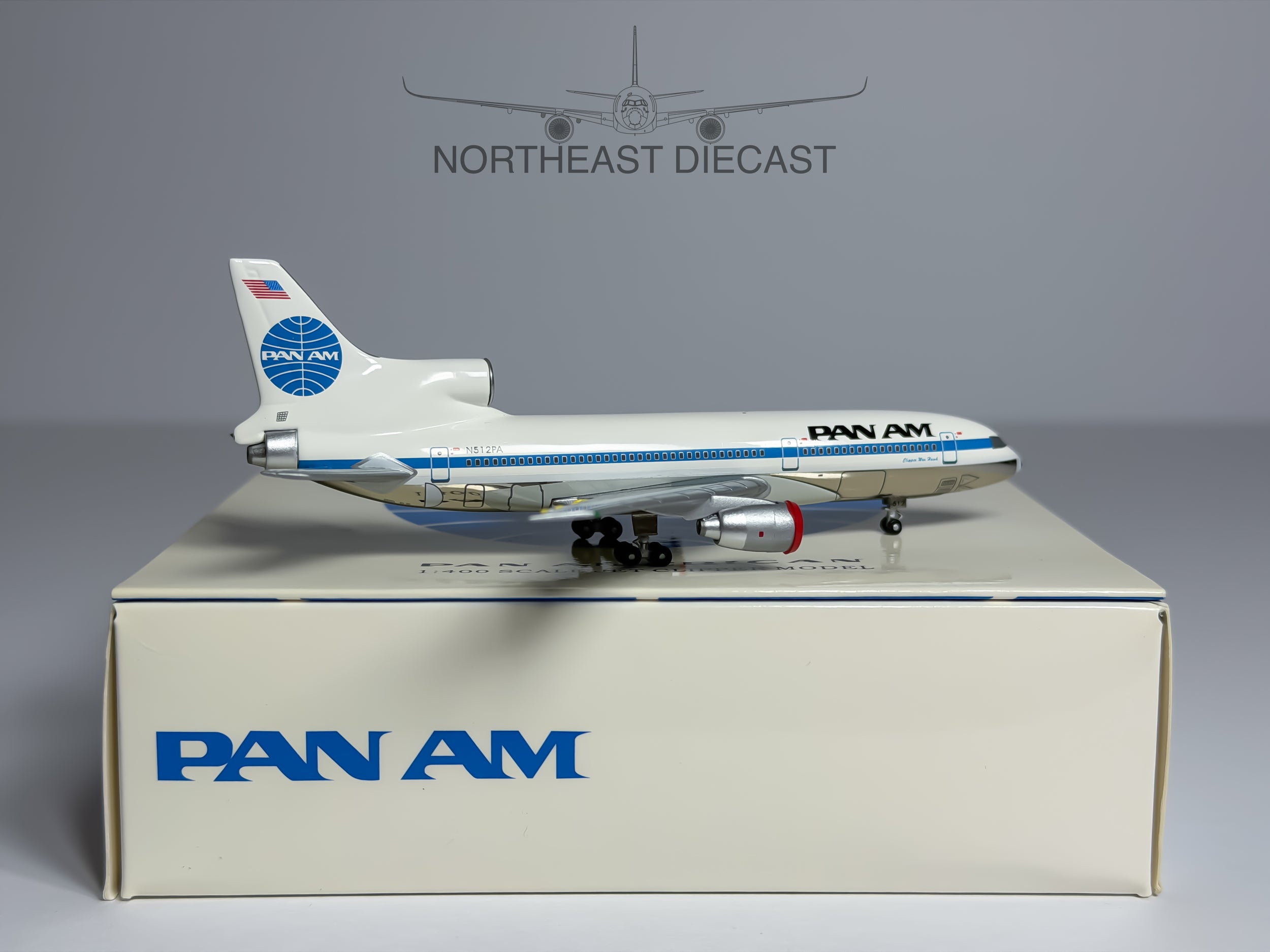 Pan American Lockheed L-1011-500 1:400 Blue Box N512PA (BBXN512PA)