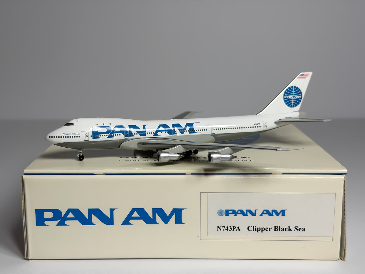 Pan American Boeing 747-100 1:400 Blue Box N743PA (BBXN743PA)