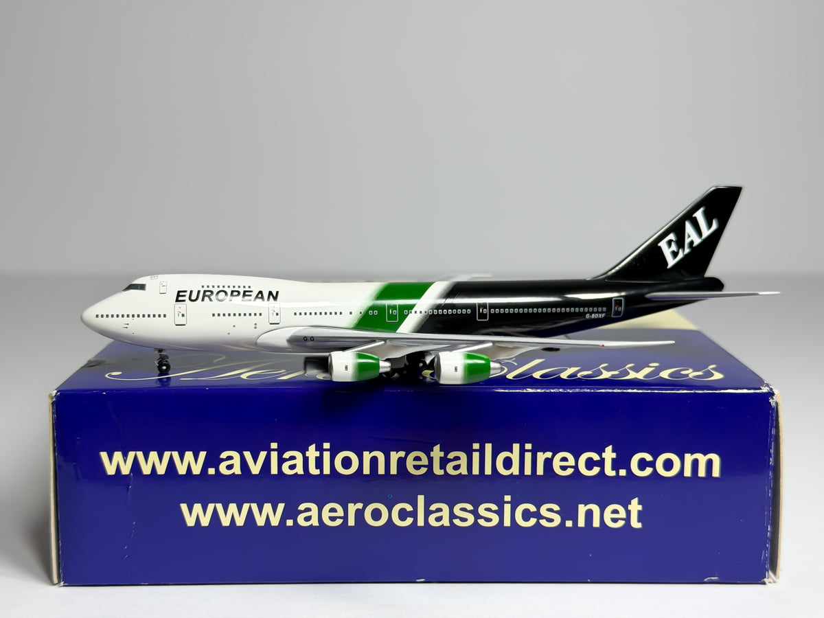 European Air Charter Boeing 747-200 1:400 Aeroclassics G-BDXF (BIAEAF012)