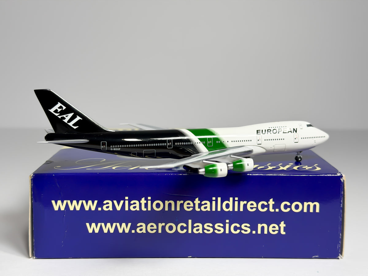 European Air Charter Boeing 747-200 1:400 Aeroclassics G-BDXF (BIAEAF012)