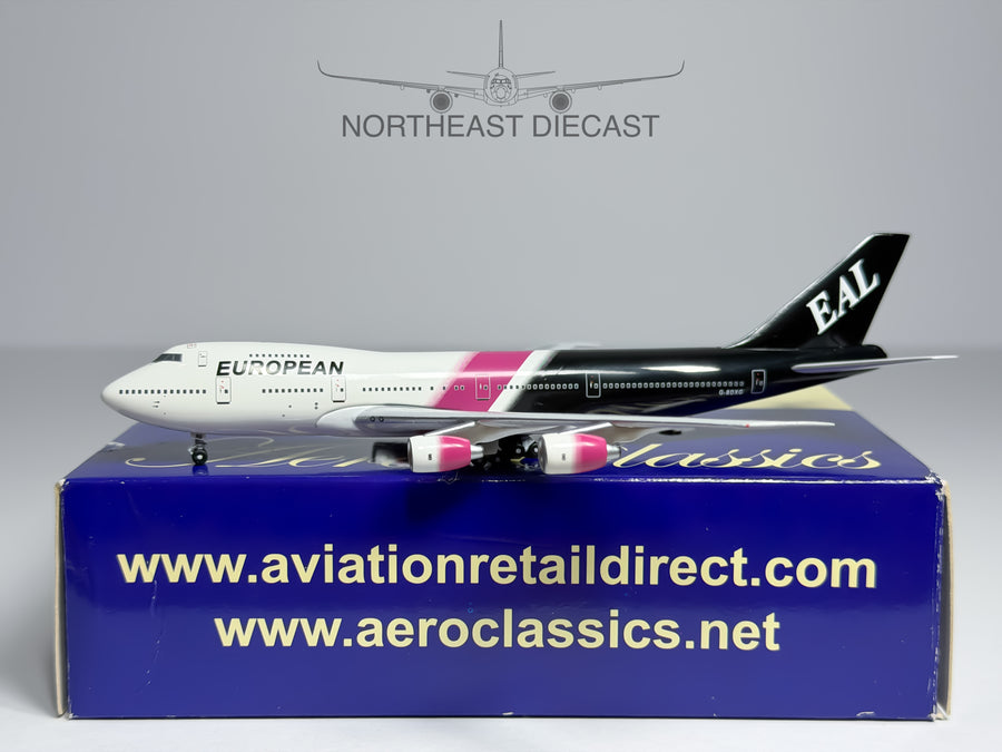 European Air Charter Boeing 747-200 1:400 Aeroclassics G-BDXG (BIAEAF013)
