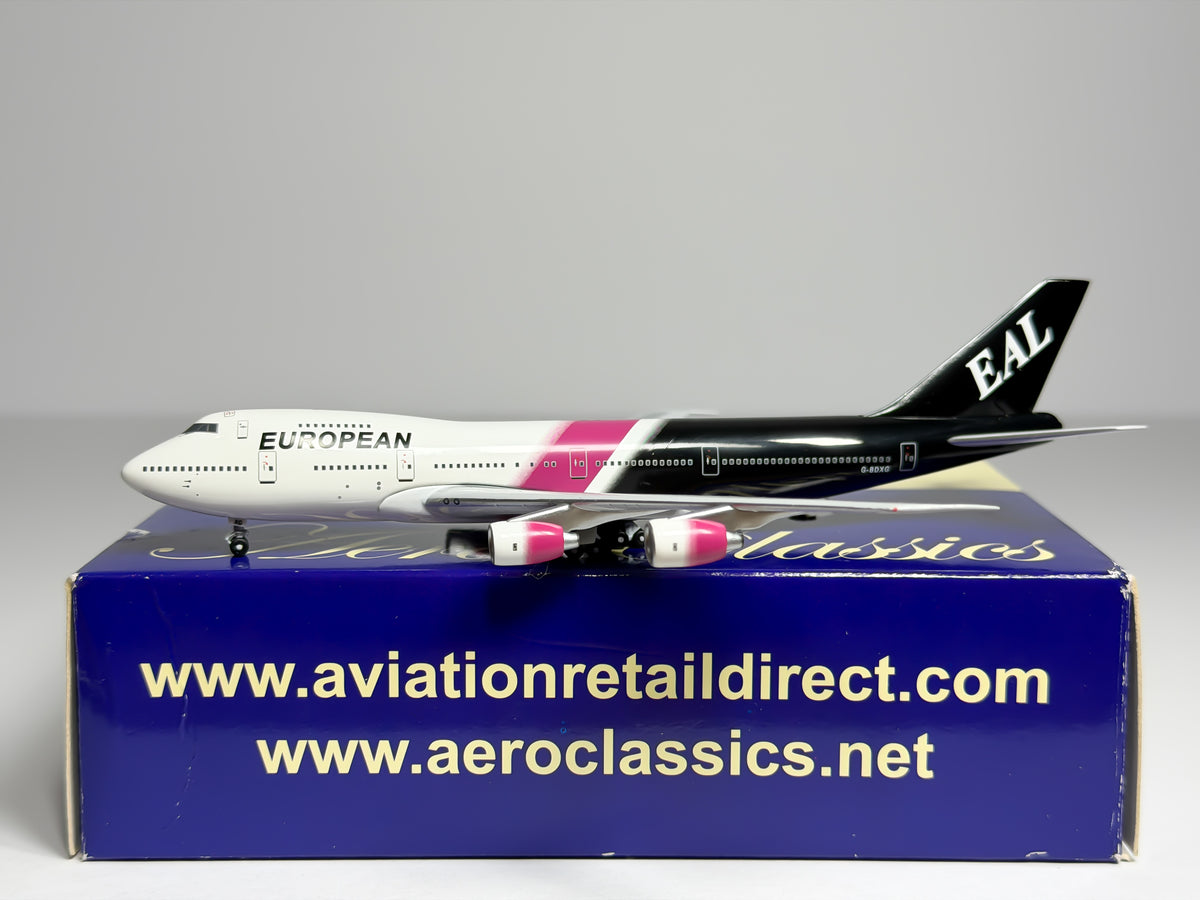 European Air Charter Boeing 747-200 1:400 Aeroclassics G-BDXG (BIAEAF013)