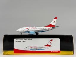 Austrian Airlines Boeing 737-600 1:400 Panda Models OE-LNM (BOX19002)