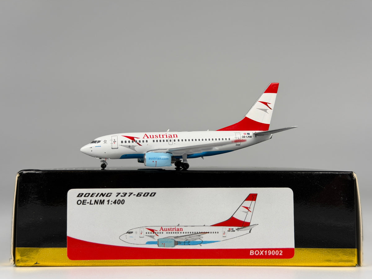 Austrian Airlines Boeing 737-600 1:400 Panda Models OE-LNM (BOX19002)