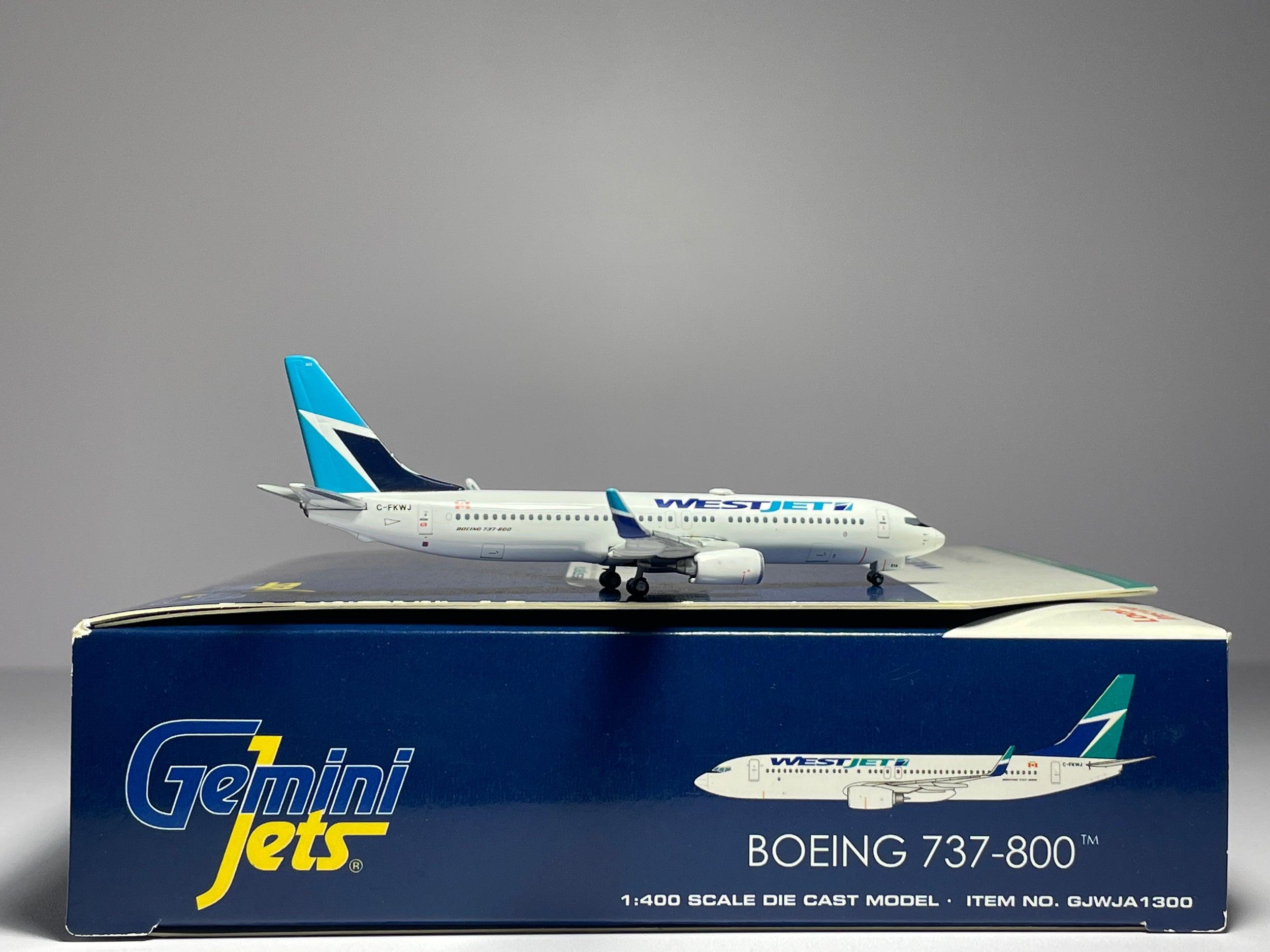 Gemini Jets 1:400 WestJet Boeing 737-800 C-FKWJ GJWJA1300