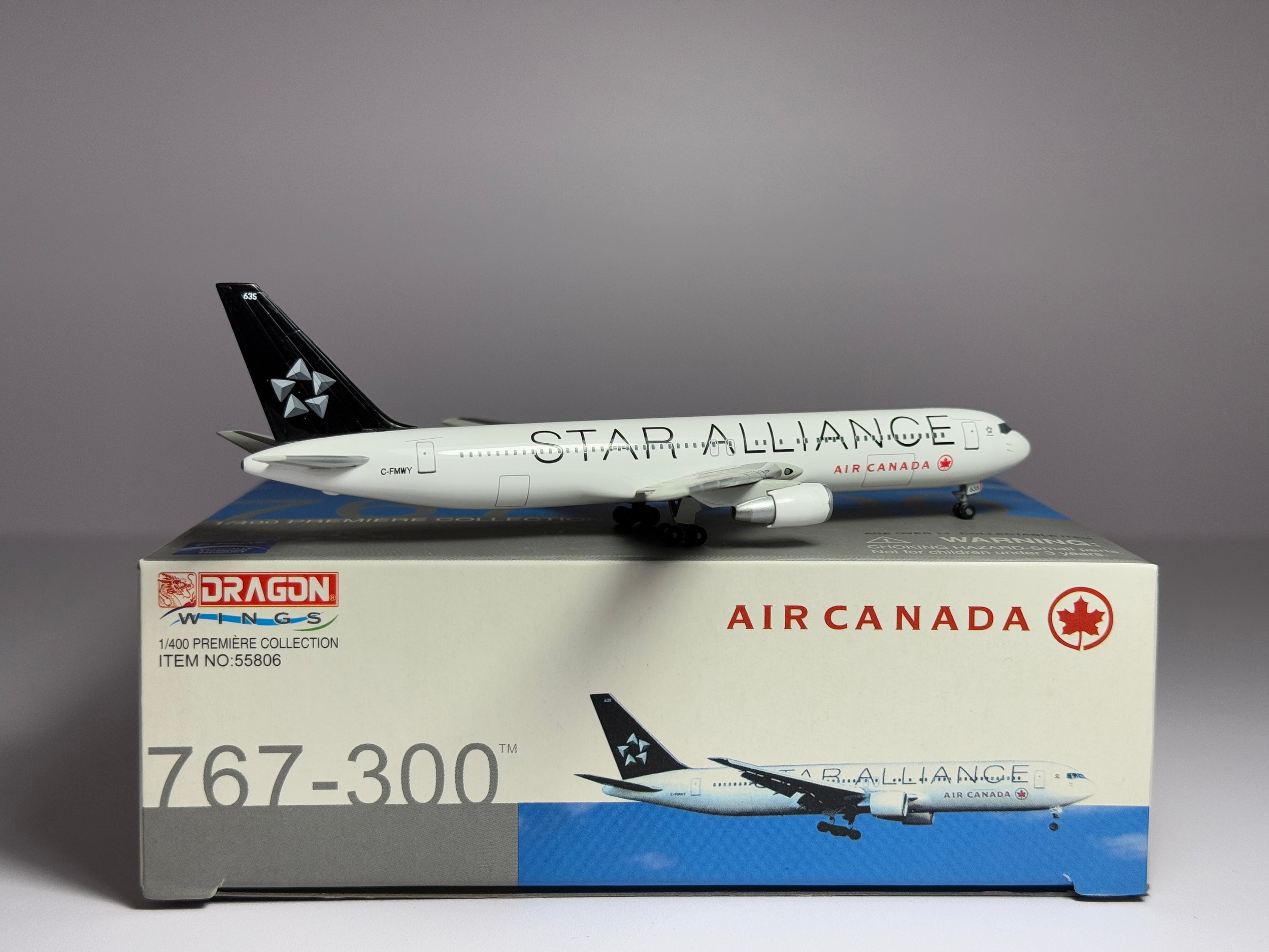 Dragon Wings 1:400 Air Canada Boeing 767-300 C-FMWY Star Alliance 55806