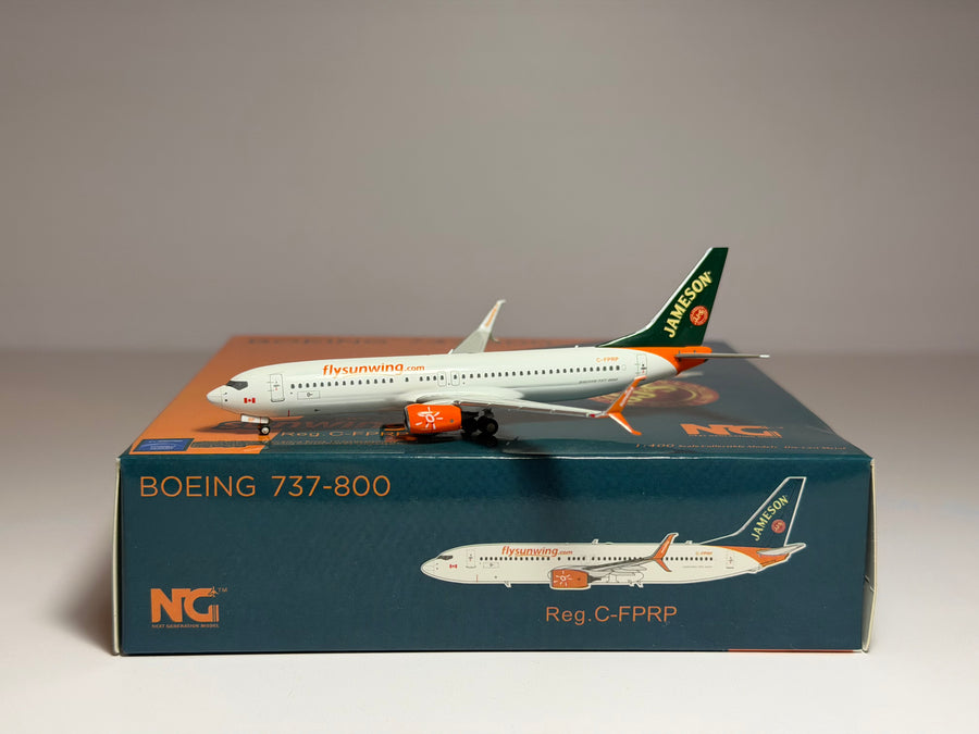 NG Models 1:400 Sunwing Airlines Boeing 737-800 C-FPRP Jameson NG58089