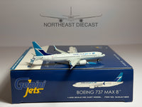 WestJet Boeing 737 MAX 8 1:400 Gemini Jets C-FRAX (GJWJA1823)