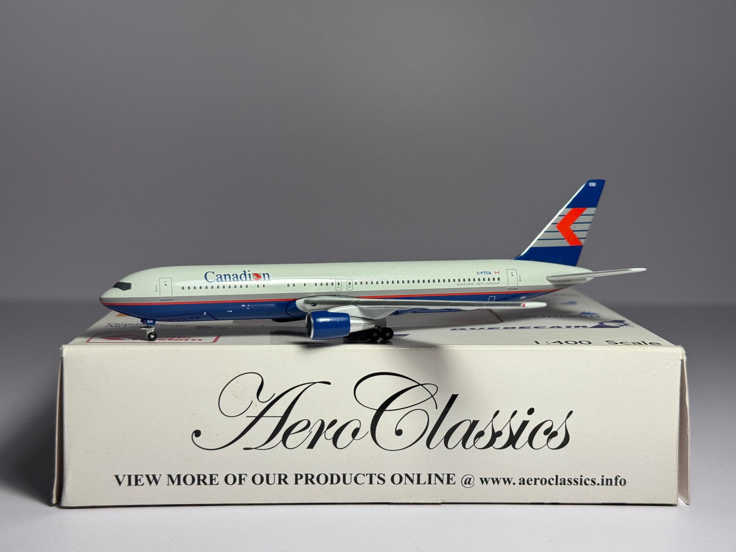 Aeroclassics 1:400 Canadian Airlines Boeing 767-300 C-FTCA AC18114