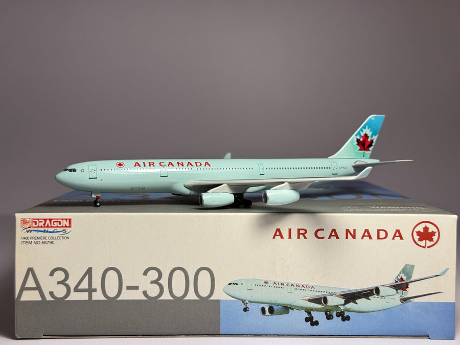 Dragon Wings 1:400 Air Canada Airbus A340-300 C-FYLU Mint Green 55790