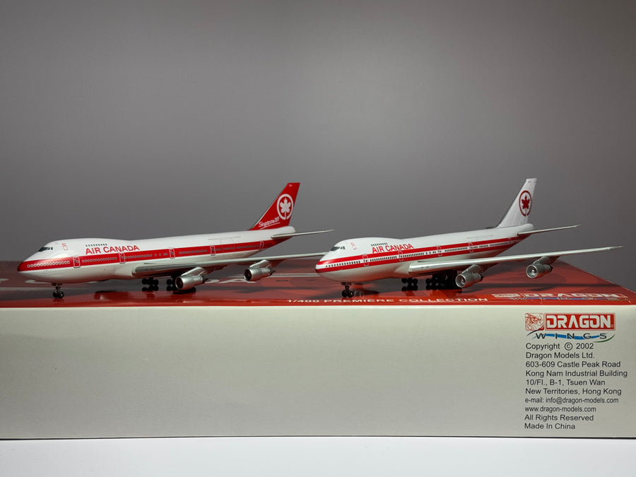 Dragon Wings 1:400 Air Canada Boeing 747-233 C-GAGA & C-GAGB Set of 2 55434