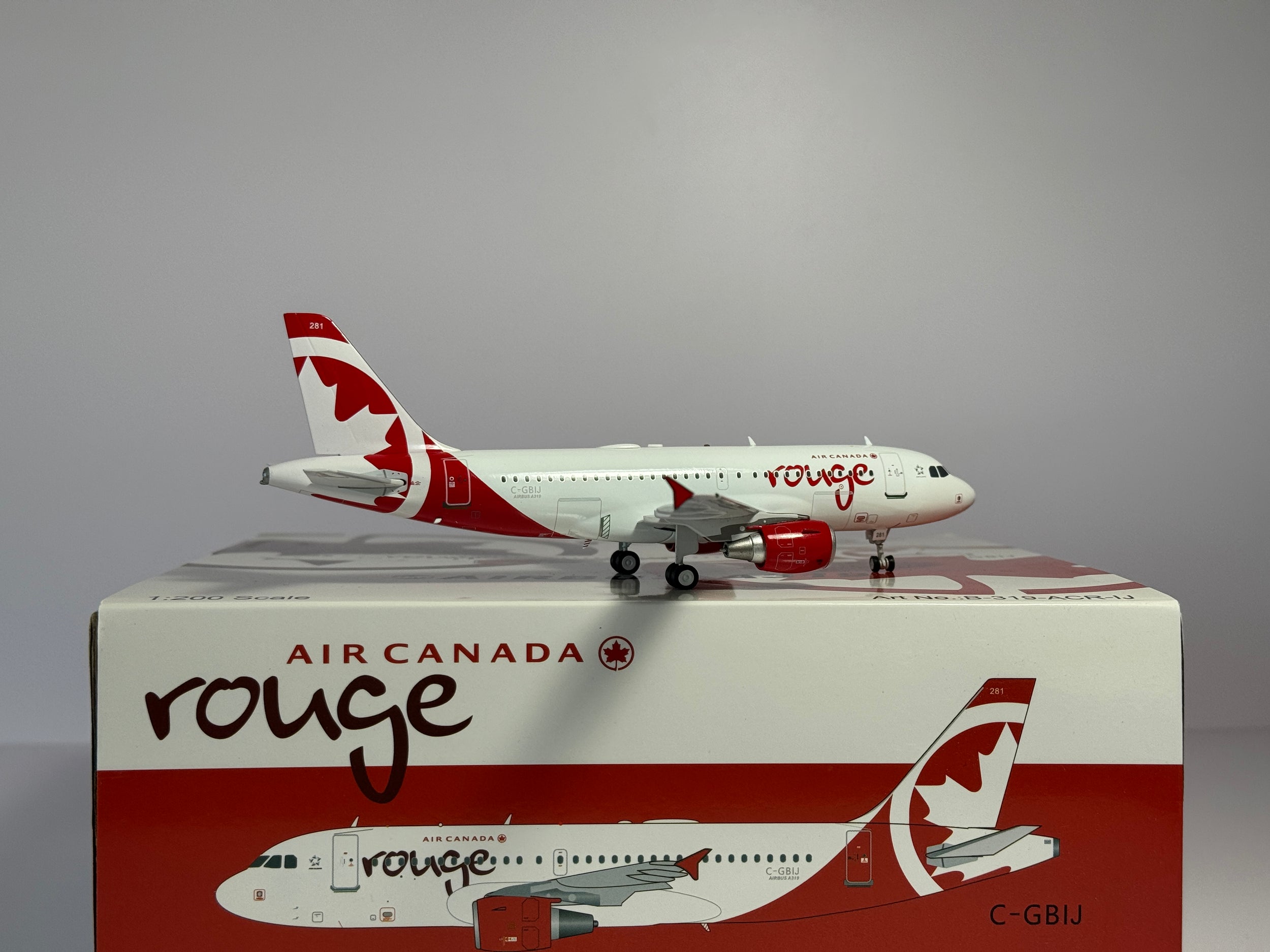 Inflight 1:200 Air Canada Airbus A319-200 C-GBIJ Rouge B-319-ACR-IJ