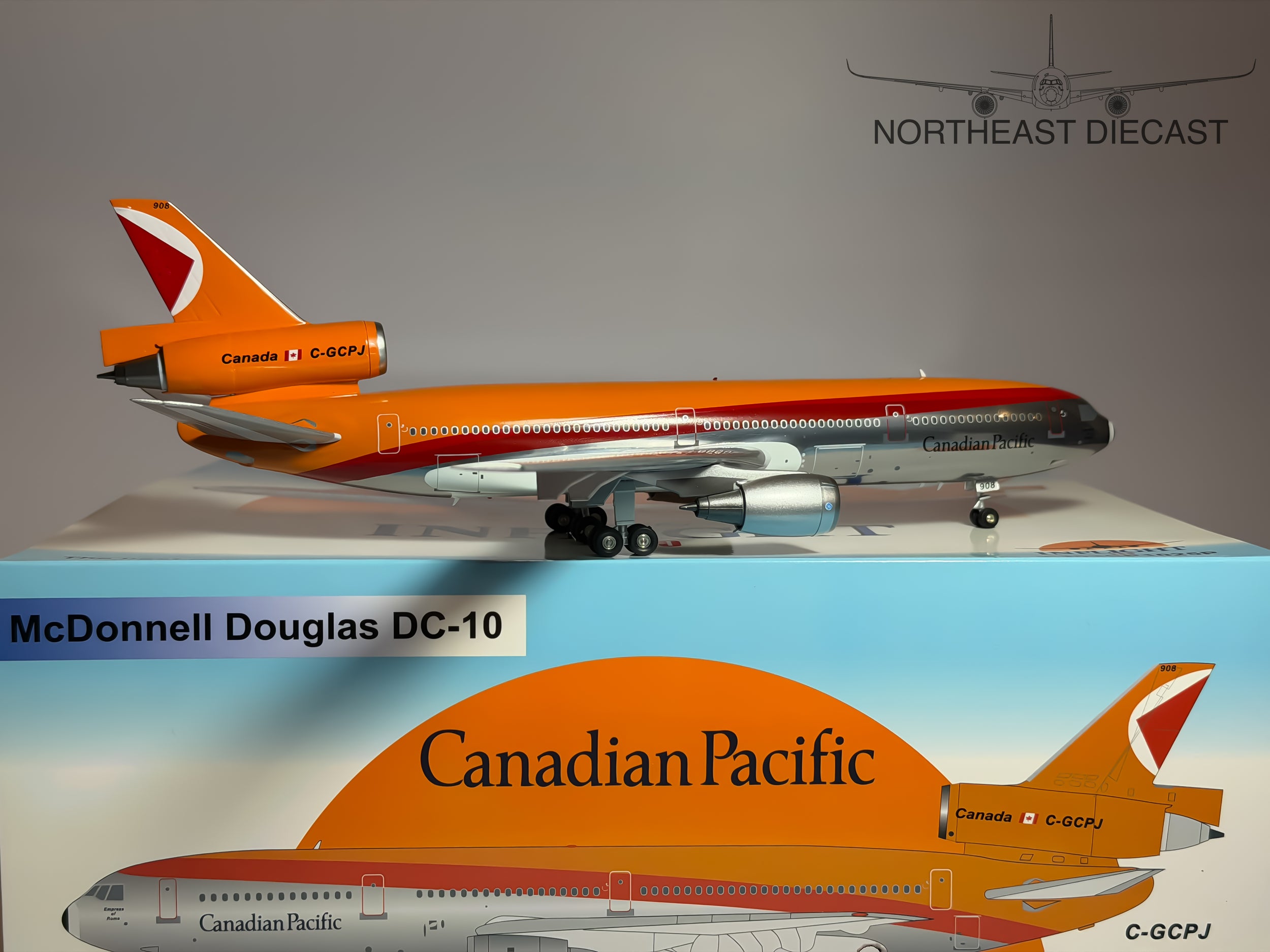 Canadian Pacific McDonnell Douglas DC-10-30 1:200 Inflight200 C-GCPJ (IF103CP1025P)
