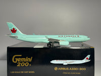 Gemini Jets 1:200 Air Canada Airbus A330-300 C-GFAF Mint Green G2ACA366