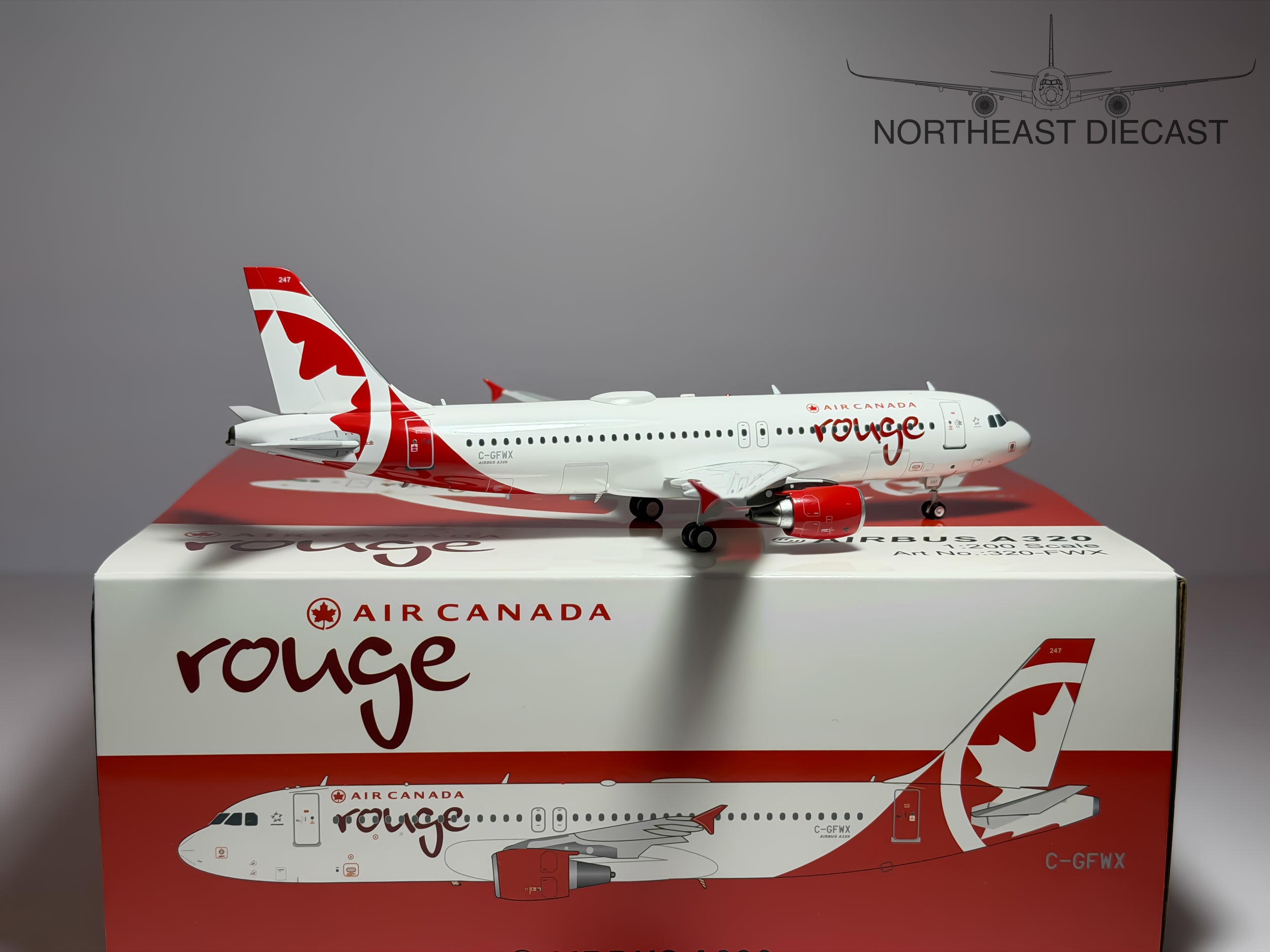 Air Canada Rouge Airbus A320 1:200 Inflight200 C-GFWX (IF320-FWX)