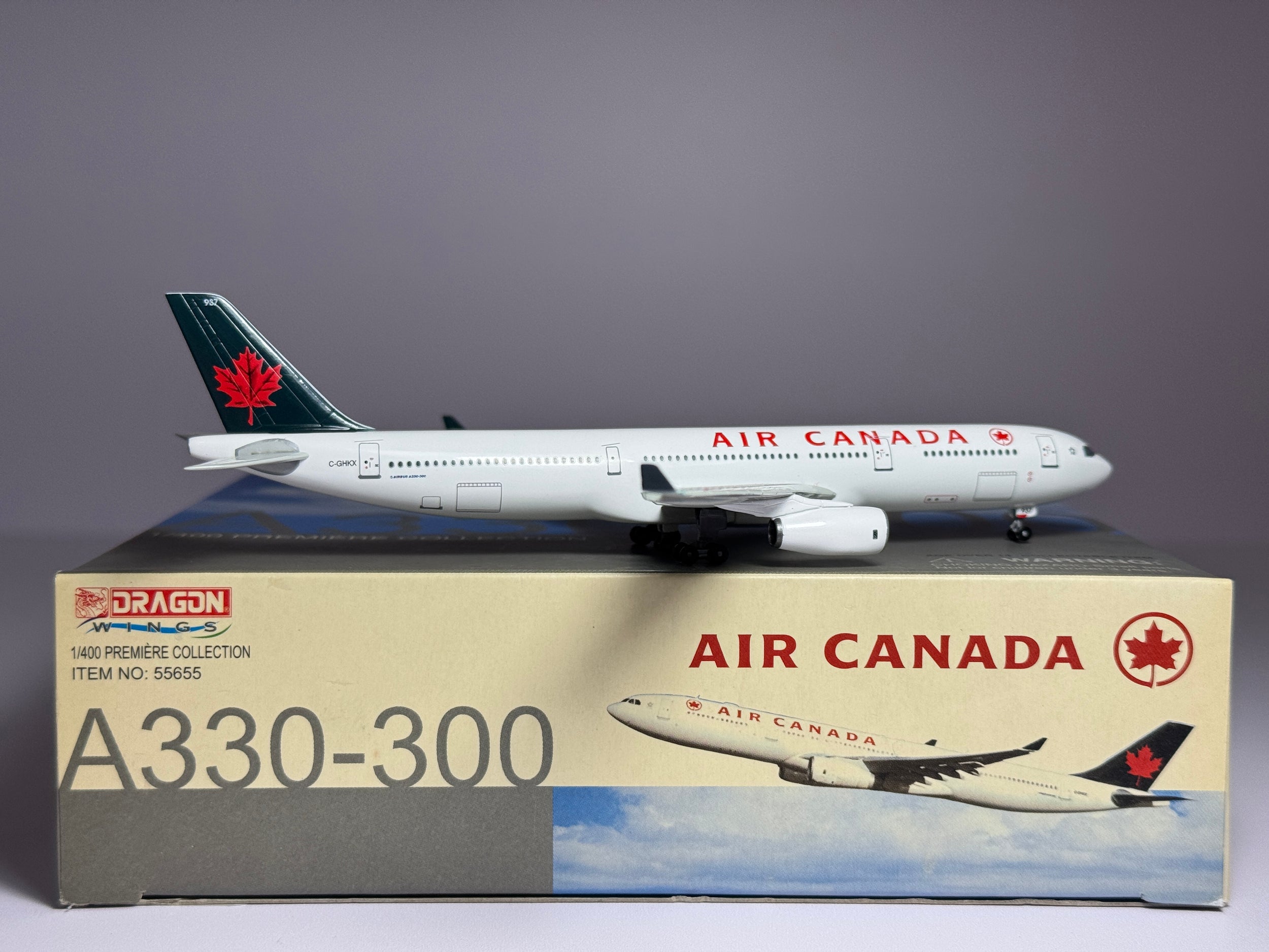 Dragon Wings 1:400 Air Canada Airbus A330-300 C-GHKX 1995s livery 55655
