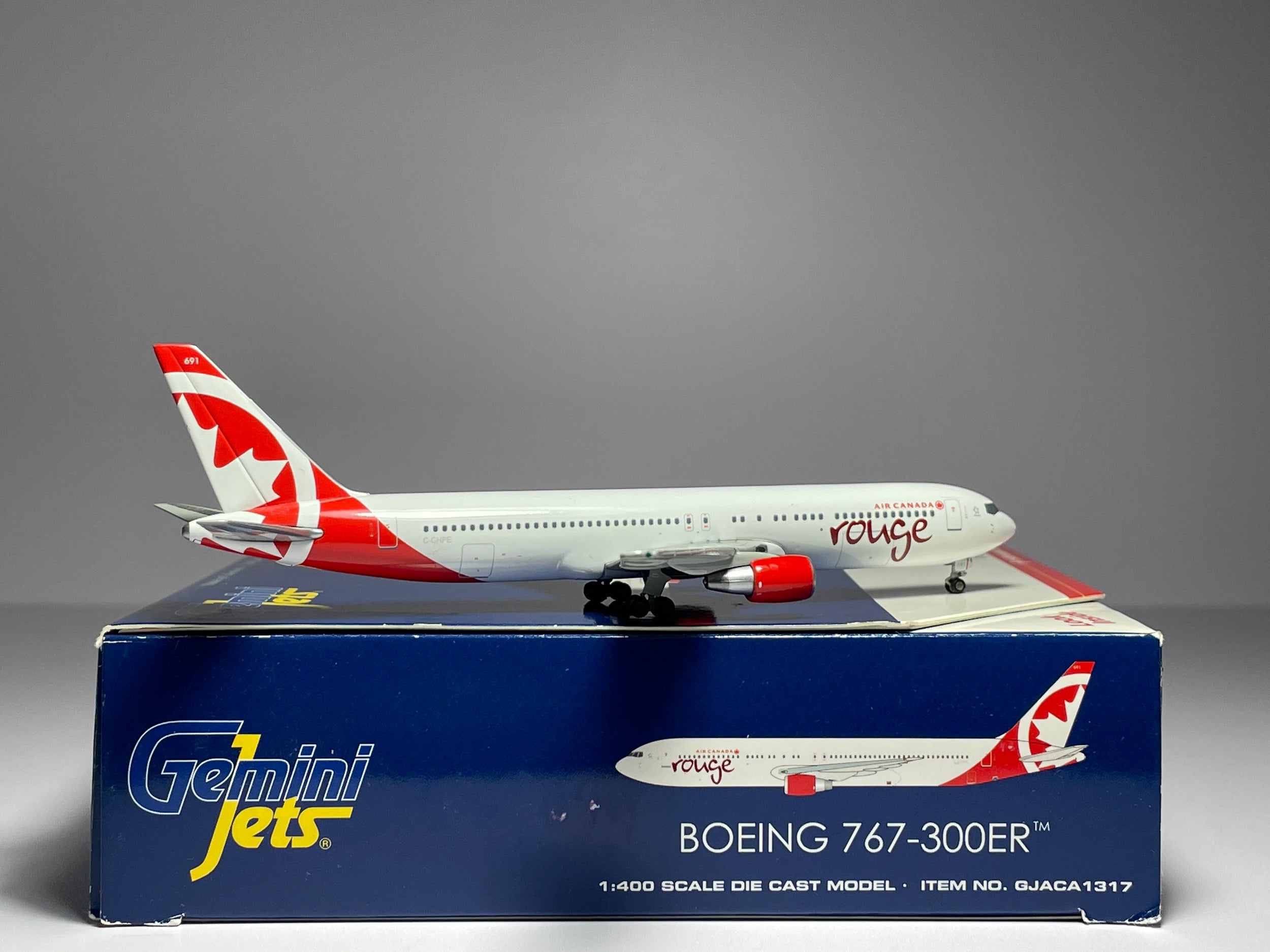 Gemini Jets 1:400 Air Canada Rouge Boeing 767-300ER C-GHPE GJACA1317