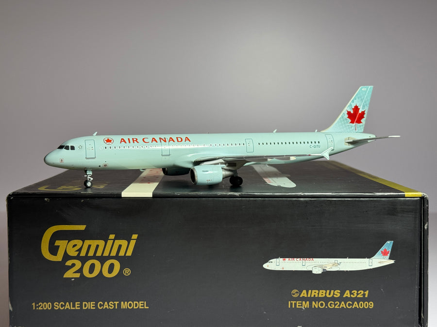 Gemini Jets 1:200 Air Canada Airbus A321-200 C-GITU Mint Green G2ACA009