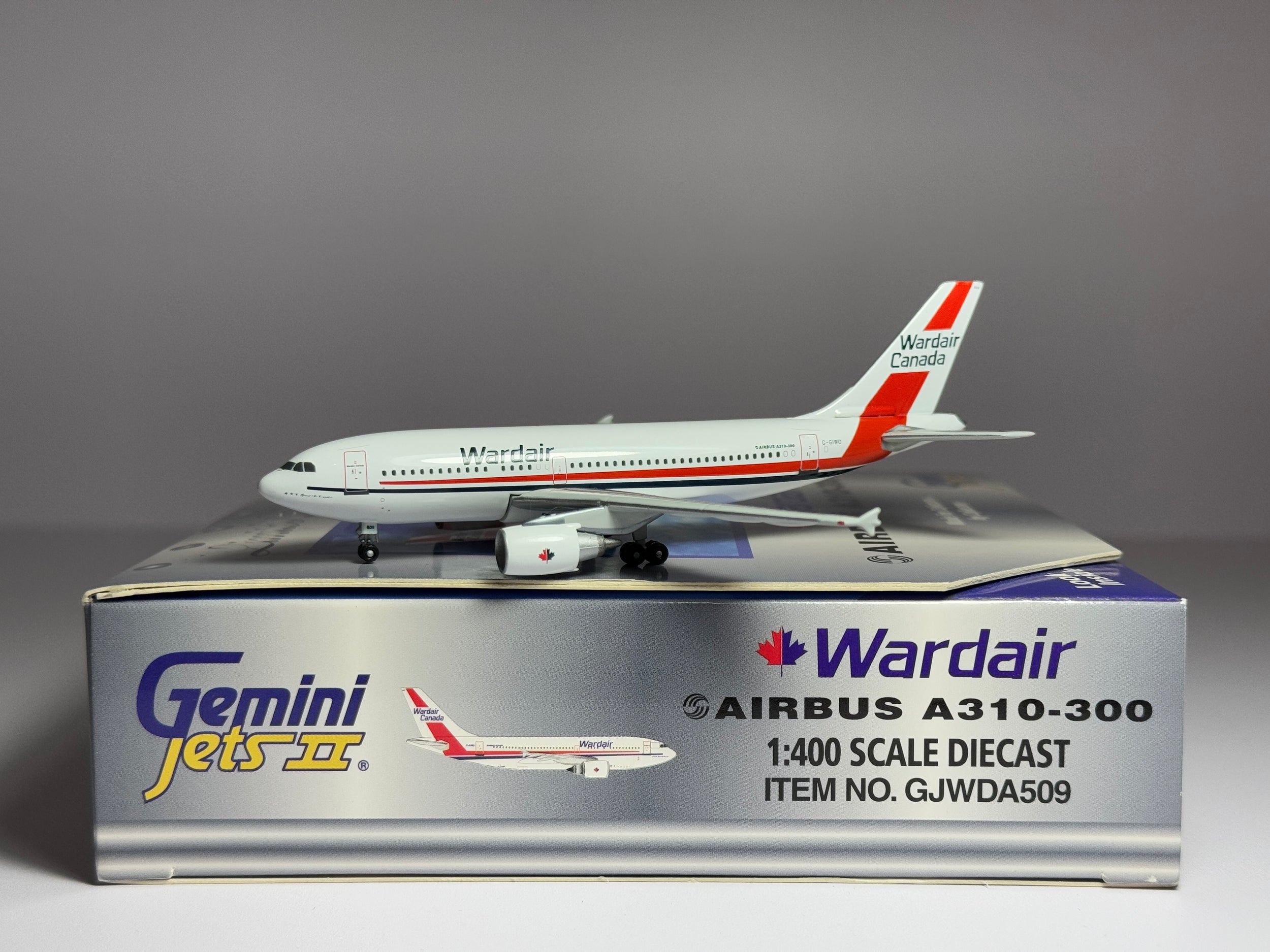 Gemini Jets 1:400 Wardair Canada Airbus A310-300 C-GIWD GJWDA509