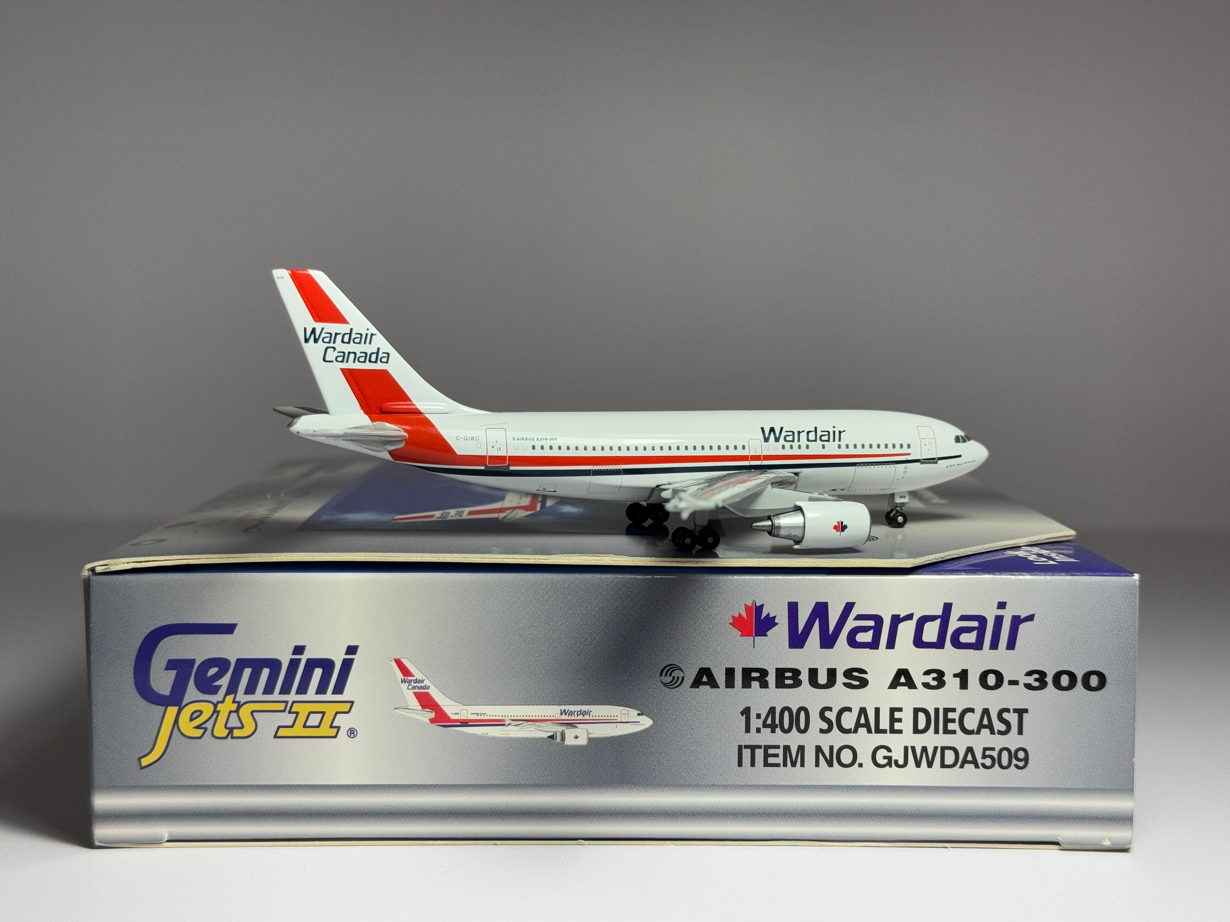 Gemini Jets 1:400 Wardair Canada Airbus A310-300 C-GIWD GJWDA509